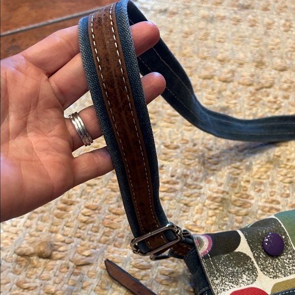 Vintage Y2K Stylish Multicolor Denim Patchwork Shoulder Bag - Picture 5 of 14